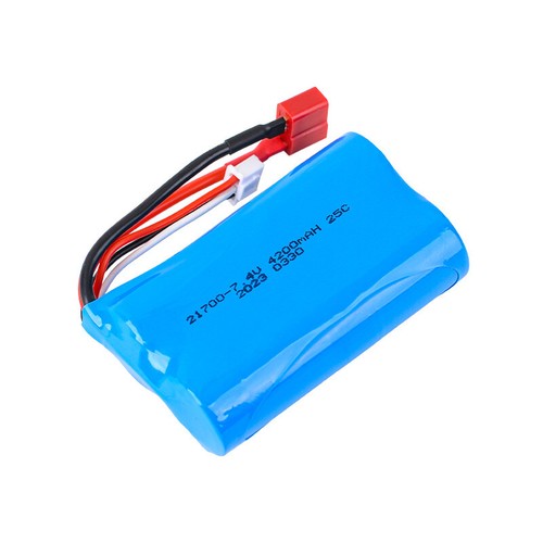 7.4V 4200mah lipo Battery for Wltoys 12428 144001 Udi U12A Syma S033g Q1 H103 RC - Picture 4 of 7