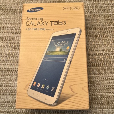 Samsung Galaxy Tab 3 8GB Tablet 7'' (178 mm) White SM-T210RZWYXAR NEW (Open Box)