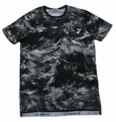 HERREN T-SHIRT SHIRT PUMA EVO GRAPHIC TEE SCHWARZ 572467 01 DRYCELL  M 48 50 NEU
