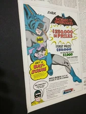 BATMAN Gleem Toothpaste offer with original card insert 1966 JOKER Robin TV