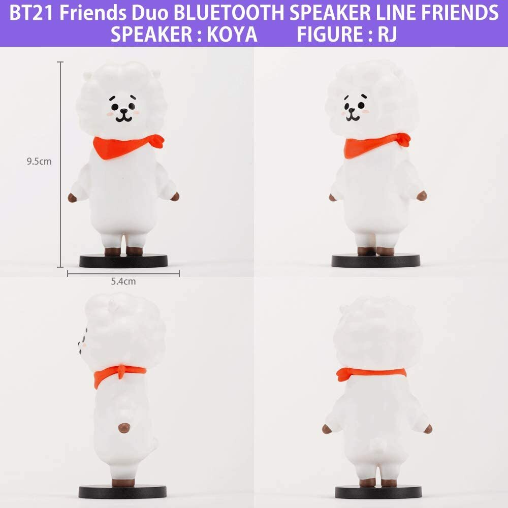 BT21 Official BTS Friends Duo Bluetooth Stereo Portable Speaker
