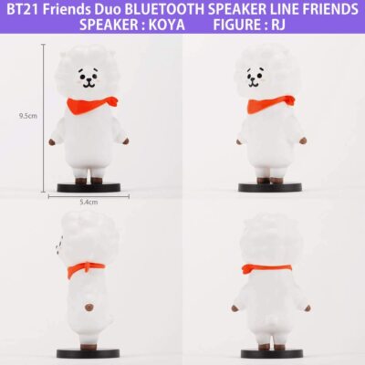 BT21 Official BTS Friends Duo Bluetooth Stereo Portable Speaker
