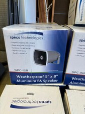 Speco SPC15R 25 Watt Weather-Resistant Aluminum P.A. Speaker Brand New