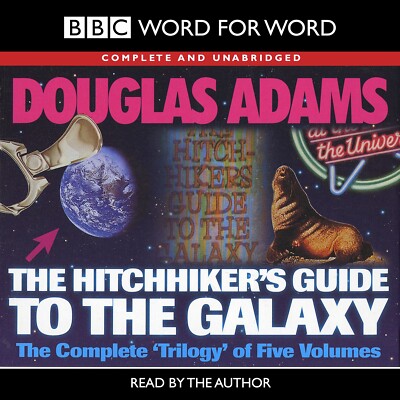 The Hitchhiker's Guide: Trilogy of 5 Volumes - Douglas Adams - Audiobook - 25CDs