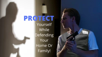 DEFENDAPACK Level IIIA Vest (LG) New w/2 POLICE Grade Plates Certified & Ballistic tested