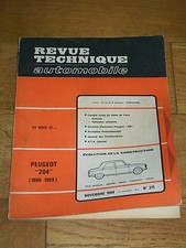 Revue technique Peugeot 204