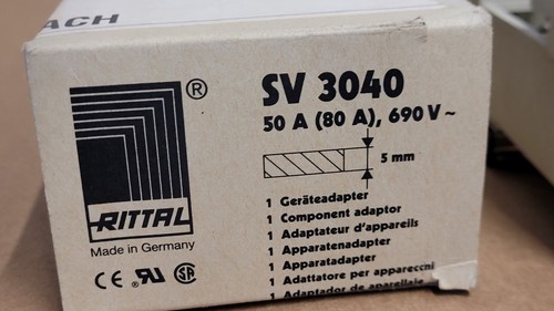 New Rittal SV 3040 Component Adapter 50A 690V W3 - Picture 3 of 3
