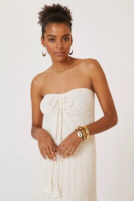 Anthropologie Crochet Maxi Dress Size XXS | eBay