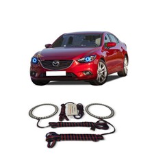 Bright Blue Angel Eye Headlight Halo Kit For Mazda 6 14-15 Bright Blue Angel Eye Headlight Halo Kit For Mazda 6 14-15