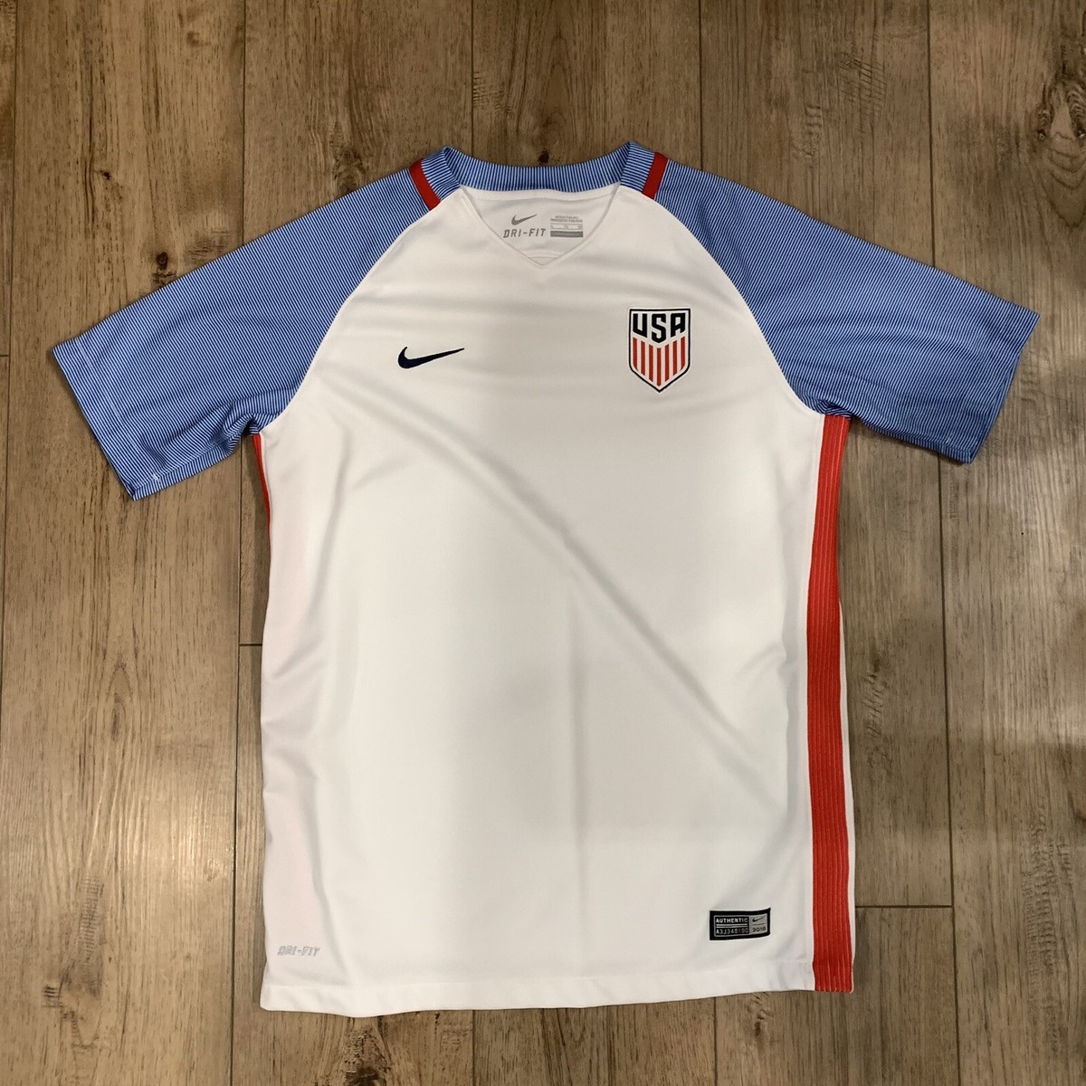 Nike Dri Fit USA Soccer Jersey 2016 Kids Youth Size XL USMNT | eBay