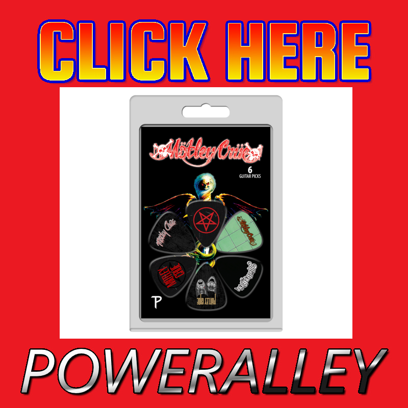 Motley Crue guitar picks collectors 6 pack
