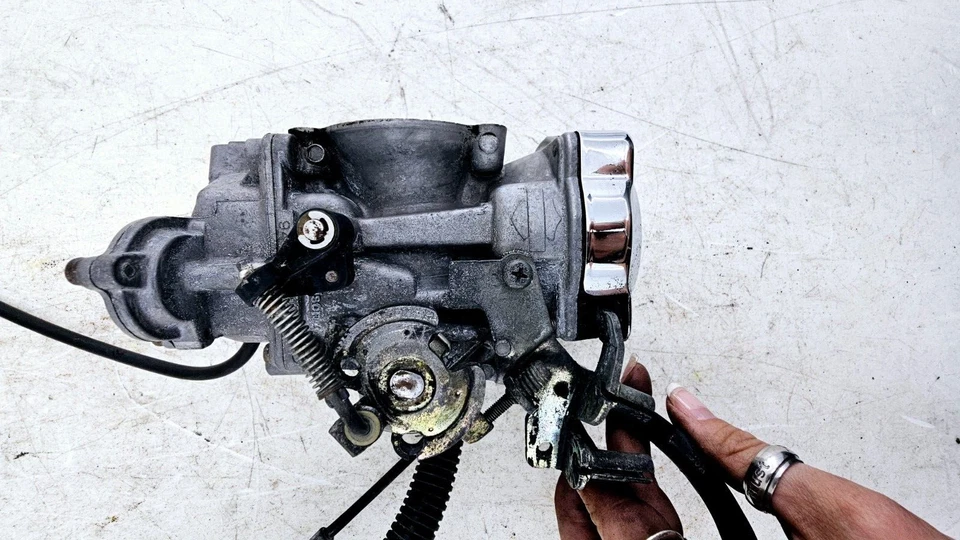 Carburador Harley Softail 1997 carburador ¡Funciona! Ver vídeo Foto 4 de 4