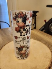 Valentines 20 oz straight skinny tumblers sublimation