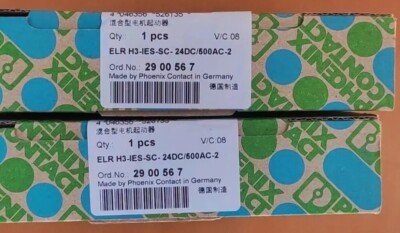 1PC New   Motor starter ELR H3-IES-SC- 24DC/500AC-2 2900567 #T6