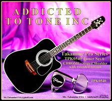 Takamine Pro Series TPK0540 Tuner / Chrome w/ Sloped Shoulder Button / OEM Part