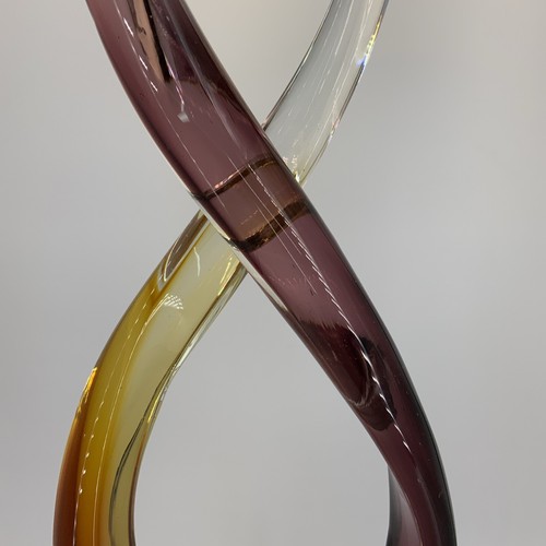 Murano Glassworks Infinity Sculpture By Home Essentials And Beyond 14.5" Tall - Picture 19 of 24