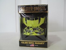 NIB SOLDIER SPORTS CUSTOM ALL SPORTS 2 PC. NEON FANGS MOUTH GUARD LIP PROTECTOR