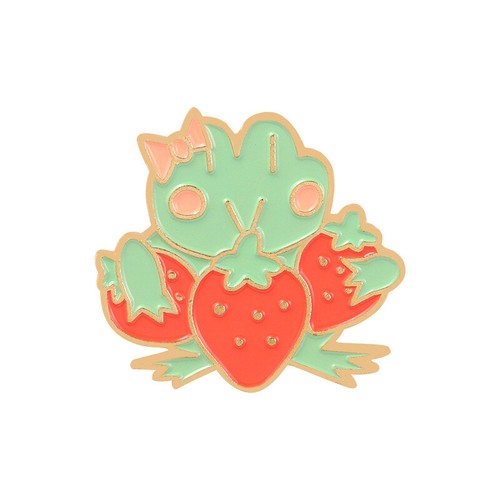 Enamel Pins Cartoon Animal Fruit Brooches Badge Denim jeans Lapel Pin Cute Gift - Foto 44 di 101