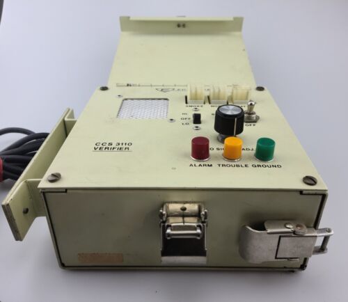 Vintage Edwards Signaling CCS 3110 Signalprüfer Feueralarm Diagnosewerkzeug - Bild 3 von 12