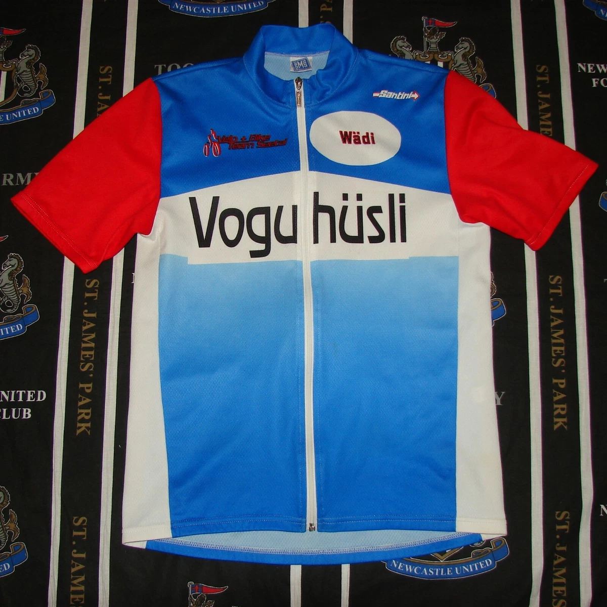 SMS Santini 52 XXL Maillot de cyclisme pour hommes Alpe d'Huez Bike Made in Italy taille XXL - Équipements vélos SMS Santini 52 XXL Maillot de cyclisme pour hommes Alpe d'Huez Bike Made in Italy taille XXL - Équipements vélos