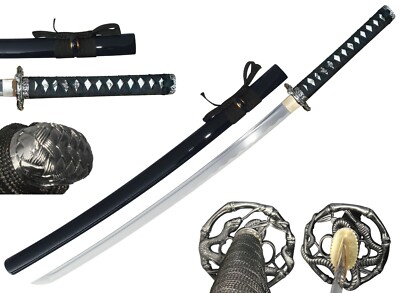 RYUJIN 41'' Sneak Tsuba Handmade Carbon Steel Full Tang Katana Samurai Sword Gift