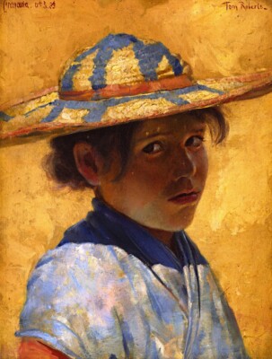 Tom Roberts Una Muchacha 1883 17''x 22'' Archival Art Print
