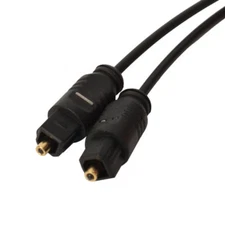 TOSLINK Fiber Optical Optic Digital Audio SPDIF Cable Cord - Dolby DTS-HD - 12ft