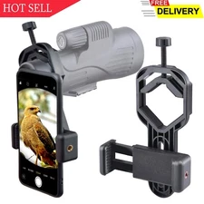 smartphone Telescope Adapter camera Mount, Universal Phone Mount, Work with T...