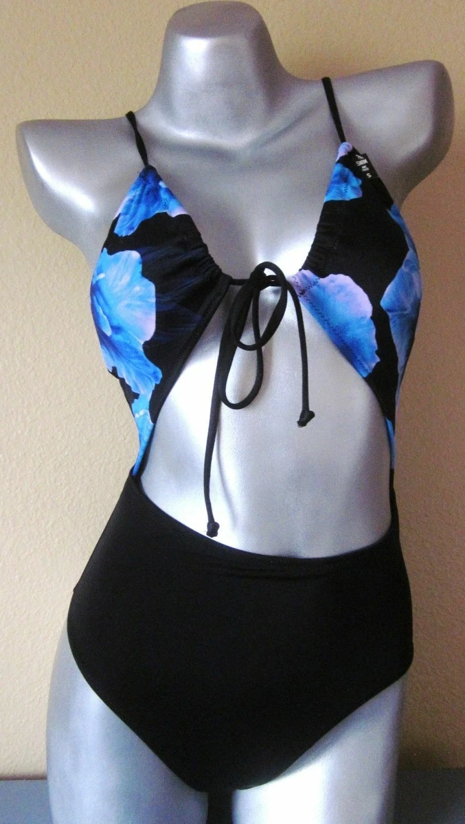 Maillot De Bain Une Pièce Victoria's Secret - Bleu Avec Nœud Et Pochette