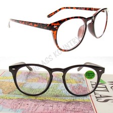 BLENDED BIFOCAL READING GLASSES MENS WOMENS SPRING HINGES 150 275 ROUND