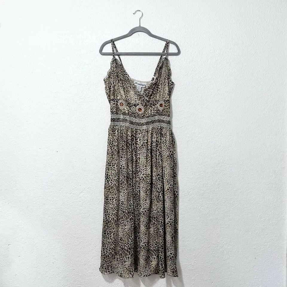 Jessica Taylor Maxi Vestido Guepardo Talla 1X