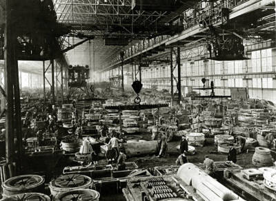 The giant Krupp works at Essen Germany in 1920 OLD PHOTO