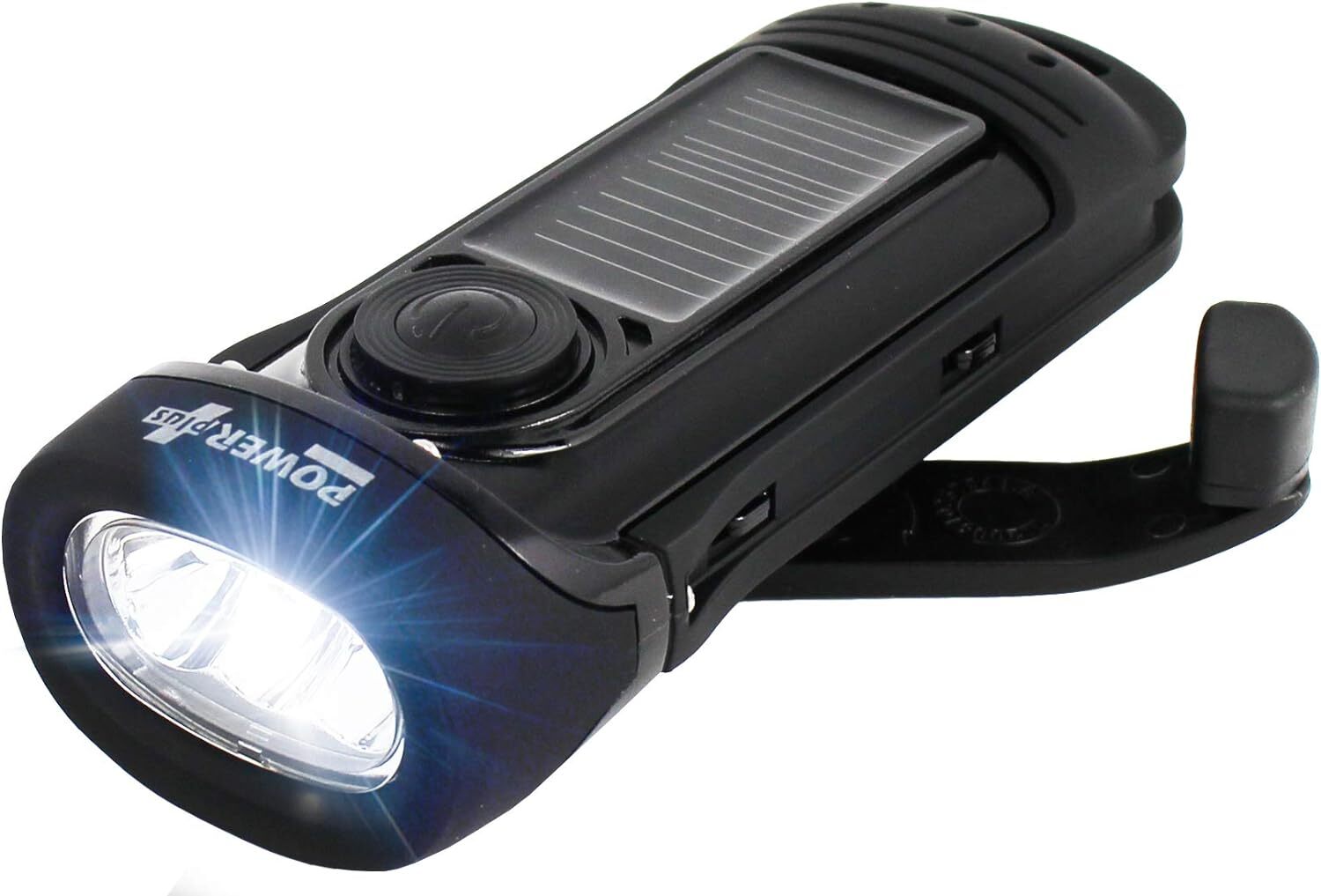 Powerplus Barracuda LED wasserdichte Kurbeltaschenlampe Solar Dynamo