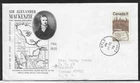 CANADA 1970 FIRST DAY COVER FUR TRADING SIR ALEXANDER MACKNZIE