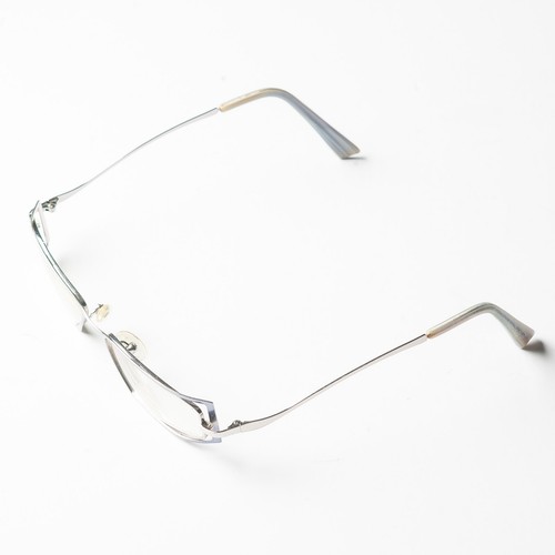 FANCY FUTURISTIC Chrome Metal Reading Glasses - Picture 4 of 6