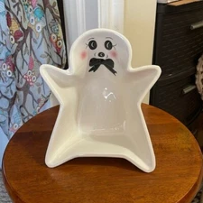 Transpac Whimsy & Wonder Ghost Candy Dish - NWOT