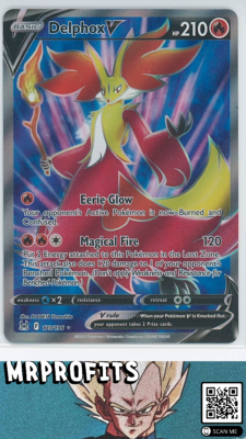 Delphox V 173/196 Lost Origin Full Art Holo Pokemon Card NM/M | eBay