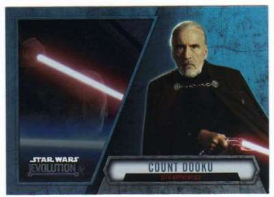 2016 Topps Star Wars Evolution Trading Card #98 Count Dooku Sith Apprentice