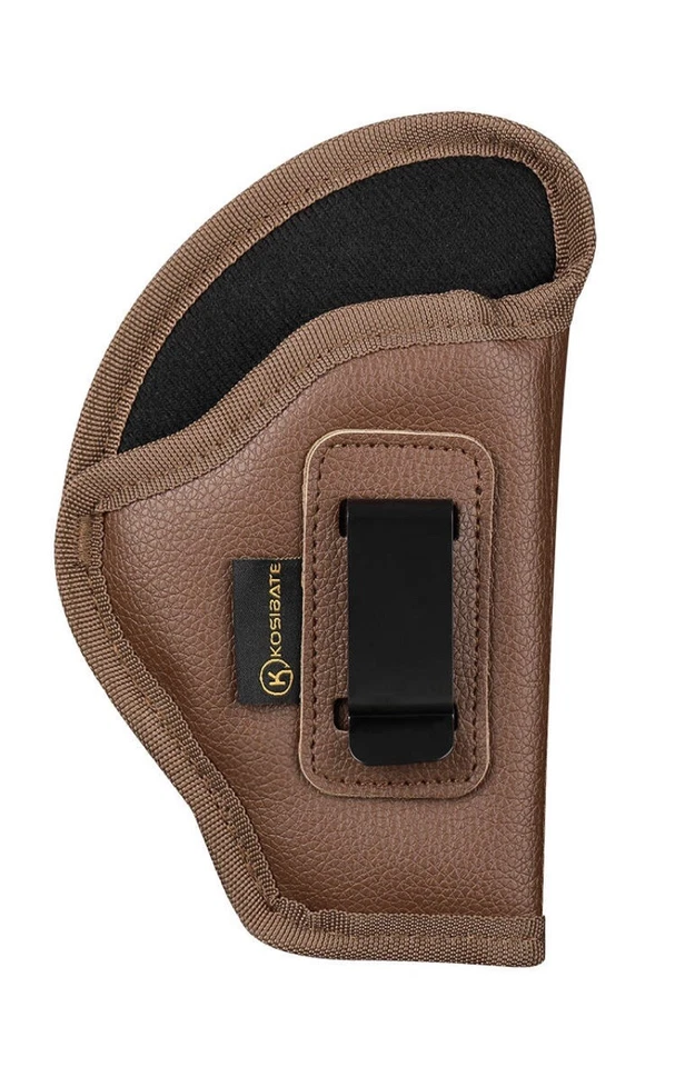 NEW BROWN IWB Soft Faux Leather Holster  - You'll Forget It's On! Choose Model - Image 4 of 4