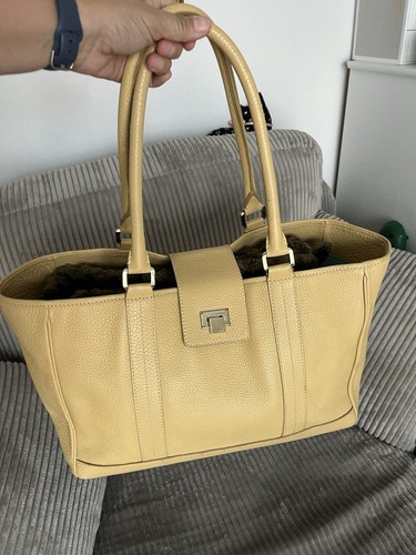 Tiffany & Co Vintage Rare Cream Leather Bag - Picture 14 of 18