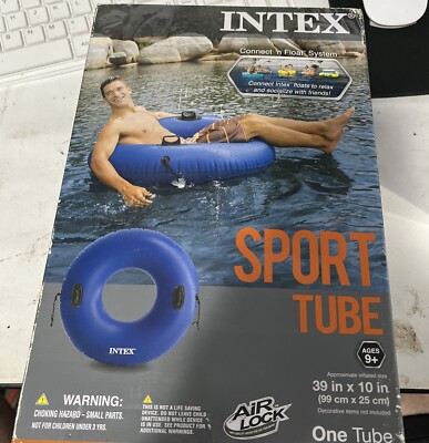 New In Box NIB Sport Tube 39''x10''  Connect 'n Float System Sealed Water Tubing