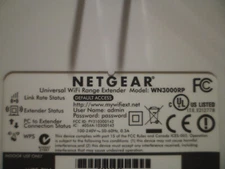 Netgear Universal WiFi Range Extender Model WN3000RP