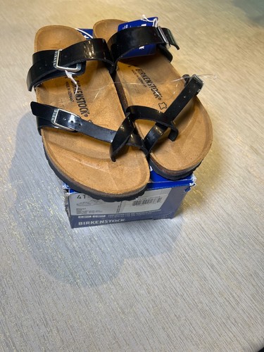 New! Birkenstock Mayari Black Patent Sz 41 w/Box MSRP $135! Free Shipping! - Bild 2 von 4