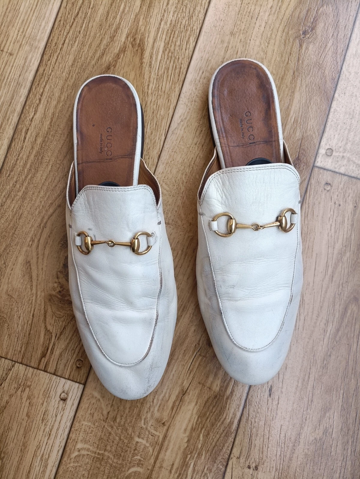MULES EN CUIR GUCCI PRINCETON TAILLE 41/42 EU, 11 ÉTATS UNIS, 9 ROYAUME UNI
