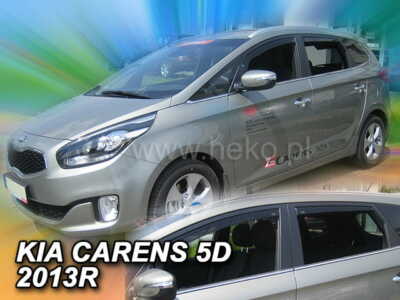 For KIA CARENS  2013 ->   5.doors  Wind deflectors  4.pc  HEKO  20162