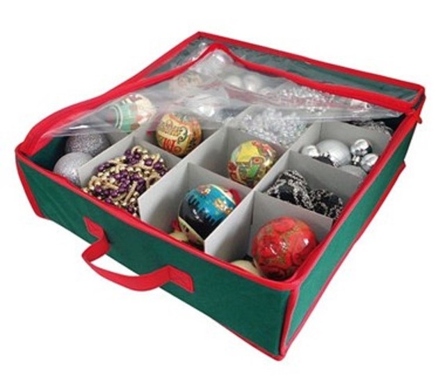 Holds 64 Christmas Decorations THE TWIDDLERS Xmas Bauble Box Perfect Storage for Festive Ornaments /& Accessories