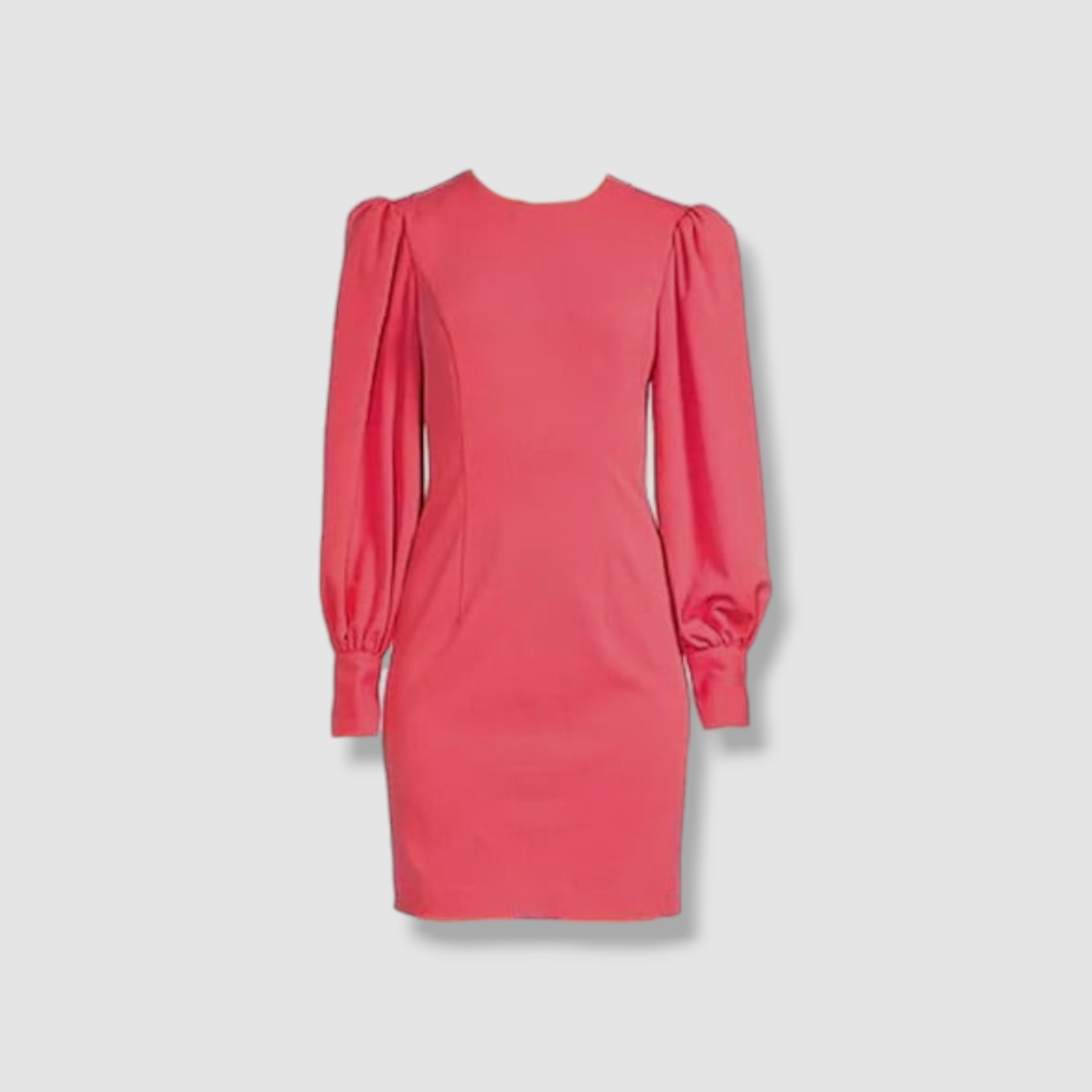 $248 Trina Turk Women's Pink Incomparable Bishop-Sleeve Dress Size 4