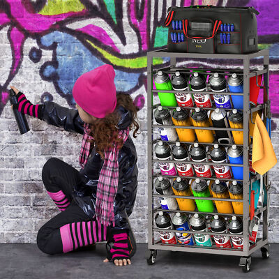 Spraydosen Halter 50 Dosen Dosenhalter Sprühflaschen Halter Werkstatt Graffiti 