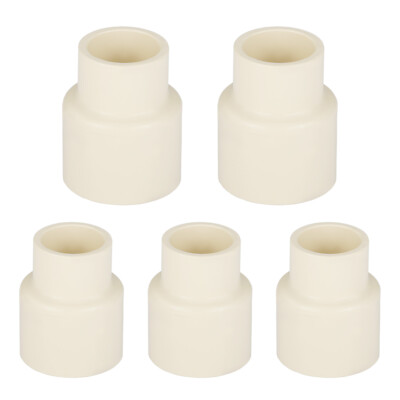 5 Pack EFIELD CTS CPVC Fittings 3/4'' Slip x 1/2'' Slip Socket Reducer Coupling