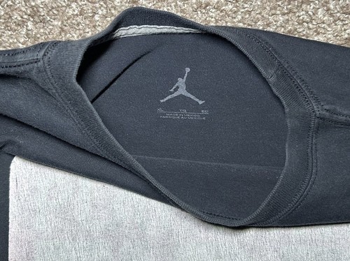Y2K Nike Air Jordan Men’s T-Shirt JORDAN 5 SNEAKER Tee Black S/S Crew Size XL - Picture 13 of 22